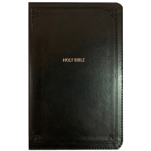 NKJV Large Print, Reference Bible, Personal Size, Black